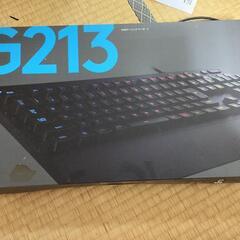 Logicool ゲーミングキーボード G213 使用感あり 裏...