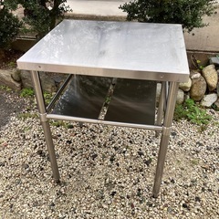 【良好】厨房業務用ステンレス製作業台
