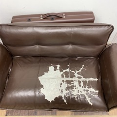 無料♪【0円】2人がけソファー（破れあり）の画像