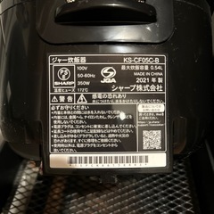 炊飯器の画像