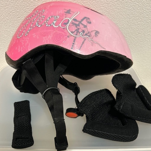 商談中のため即購入 ヘルメット補助輪つき あさひ18インチ 練習用