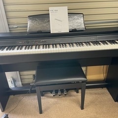 中古美品Casioカシオ　電子ピアノ　Privia PX-760BK　88鍵盤　椅子付きの画像
