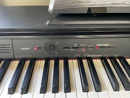 中古美品Casioカシオ　電子ピアノ　Privia PX-760BK　88鍵盤　椅子付き