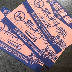 岩盤浴チケット３枚