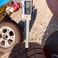 冬タイヤ ★ 175/70R14 ★  Good Year製スタッドレス ★ バリ山4本組 ★ 軽自動車用アルミ付き ★ の画像