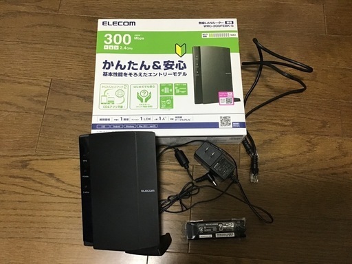 【1/11〜13限定】Elecom wifiルーター　Buffallo wifiアダプター