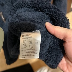 フリース　もこもこ　ダッフルコート　140の画像