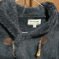 フリース　もこもこ　ダッフルコート　140の画像