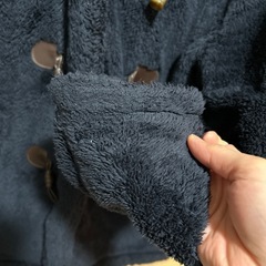 フリース　もこもこ　ダッフルコート　140の画像