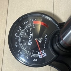 P&P COMPONENTS フロアポンプ AIR BANK 2WAY ブラックの画像