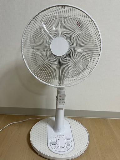 扇風機　(リモコン付き)