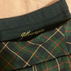 チェック柄のスカート　サイズ90の画像