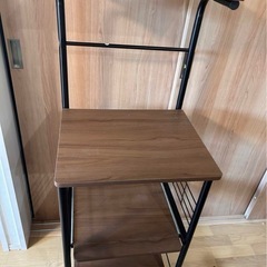 キャスター付き　レンジ台　炊飯器台　キッチン収納　ニトリ