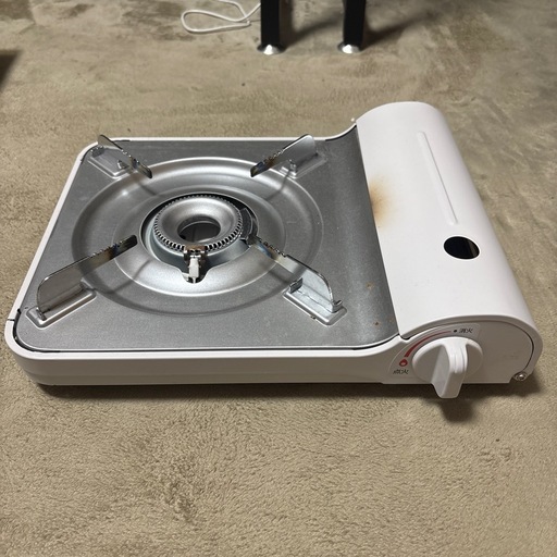 【美品】カセットコンロ　ホワイト