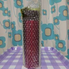 新品未使用【ステンレスボトル300ml／ワインレッド？エンジ色？】の画像