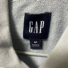 GAP ギャップ アスレチック ロゴパーカー アイスブルー Mサイズの画像