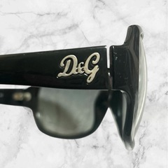 D&G ドルガバ❤サングラス DG 黒　ロゴ　アイウェアの画像