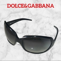 D&G ドルガバ❤サングラス DG 黒　ロゴ　アイウェア