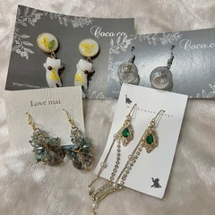 未使用★ハンドメイドピアス