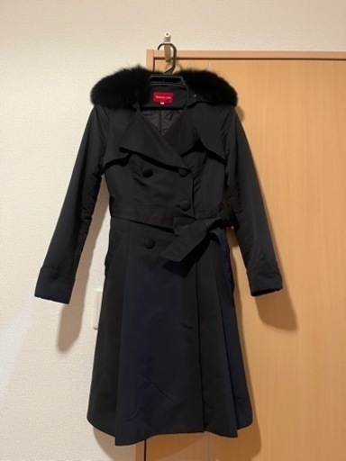 【Apuweiser-riche 　トレンチコート　1サイズ 】アプワイザーリッシェ 黒  レディース　福岡県　博多　吉塚　箱崎　天神