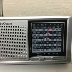 🐱【美品】オーム電機AudioComm ラジオ 短波ラジオ ラジオ日経 ハンディラジオ AM/FM/SW1-9 ワイドFM 乾電池式 AC電源式 2WAY RAD-H330N 03-5570 OHMの画像