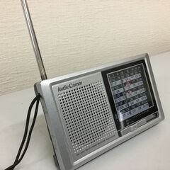 🐱【美品】オーム電機AudioComm ラジオ 短波ラジオ ラジオ日経 ハンディラジオ AM/FM/SW1-9 ワイドFM 乾電池式 AC電源式 2WAY RAD-H330N 03-5570 OHMの画像