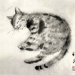 【浅草で水墨画】墨絵の単発ワークショップ　12/22午後の画像