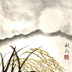 【浅草で水墨画】墨絵の単発ワークショップ　12/22午後の画像