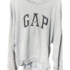 GAP ギャップ アスレチック ロゴパーカー アイスブルー XSサイズ