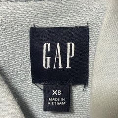 GAP ギャップ アスレチック ロゴパーカー アイスブルー XSサイズの画像