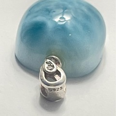 ラリマー ネックレス ペンダント シルバー925の画像