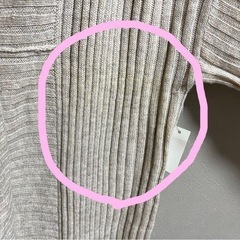 セーターコート ひざ丈 前開き オーバーサイズ レディースの画像