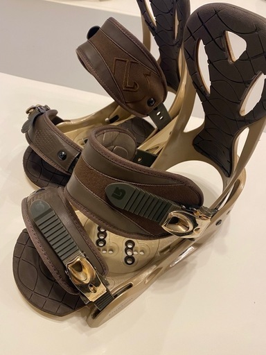 Burton バートン カスタム　スノーボードビンディング ブラウン M Burton バートン カスタム スノーボードビンディング ブラウン M