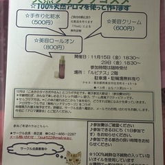 11月29日天然プチプラコスメ作り‧☆°̥࿐