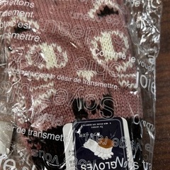 新品！ 猫ちゃんレディース手袋　裏地付きの画像