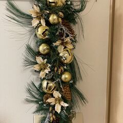 クリスマススワッグ（クリスマスリース）です