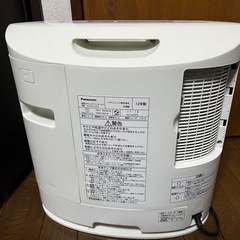 Panasonic加湿セラミックファンヒーターの画像