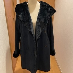 ROSSO ムートンコート　紺