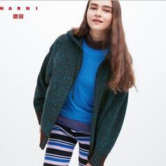 UNIQLO×MARNI ミックスカラーニットオーバーサイズフル...