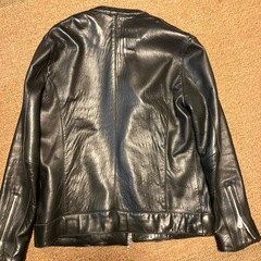 ナノユニバース　シープレザーライダース　　革ジャン　古着の画像