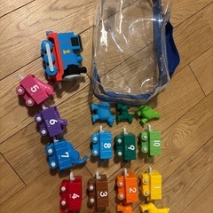トーマス10までつなげておもちゃの画像