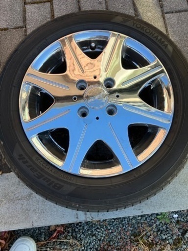 値下げしましたピカピカメッキ14インチ