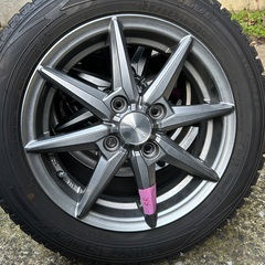 スタッドレスアルミ4本セット 
ダンロップ WINTER MAXX WM02 155/65R14 2022年の画像
