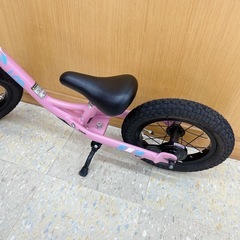 良品　バランスバイク　自転車　キッズ　足漕ぎ　ログキッカー　ピンクの画像
