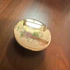 ヴィンテージ　美品　お花ブローチの画像
