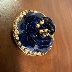 ヴィンテージ　美品　お花ブローチ