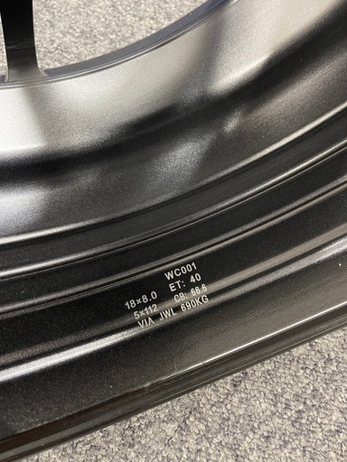 新品未使用 RAYS G025STYLE 鍛造18インチ