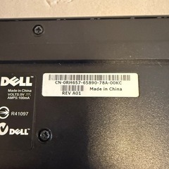 【程度良好】DELL純正 USBキーボード L100 ブラックの画像