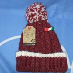 ☆ニット帽　レディース　Freeサイズ　イタリア製糸使用　（未使...