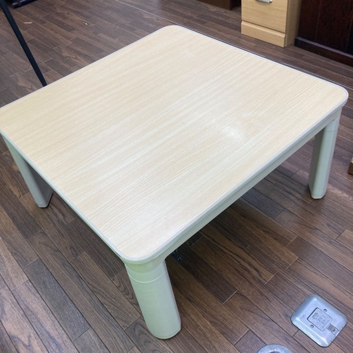 美品　ユアサ　YKC-750T 折り畳み式コタツ  約75x75x38.5cm
